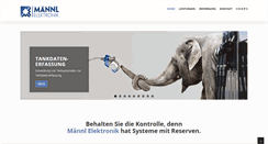 Desktop Screenshot of maennl-electronic.de